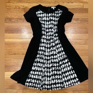 Black and white dress